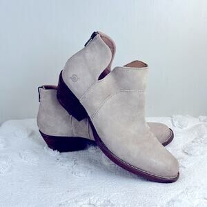 Born Women's Comfortable Shari Ankle Leather Bootie size 9.5